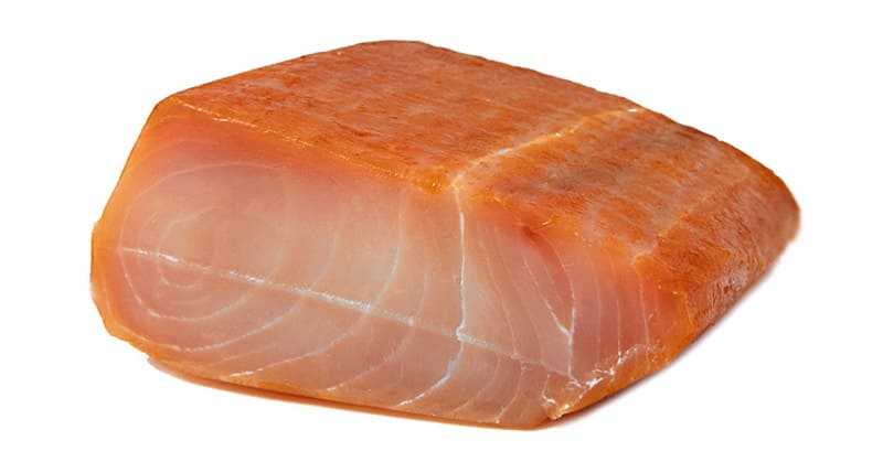 Закажите свежего марлина холодного копчения с быстрой доставкой. Марлин холодного копчения купить по оптовой цене с доставкой по Москве и области можно у нас. Отличная цена за кг. Натуральный продукт, готовый к нарезке.