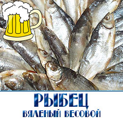 Рыба вяленая рыбец для пивных магазинов  в развсес средними и большими партиями по России